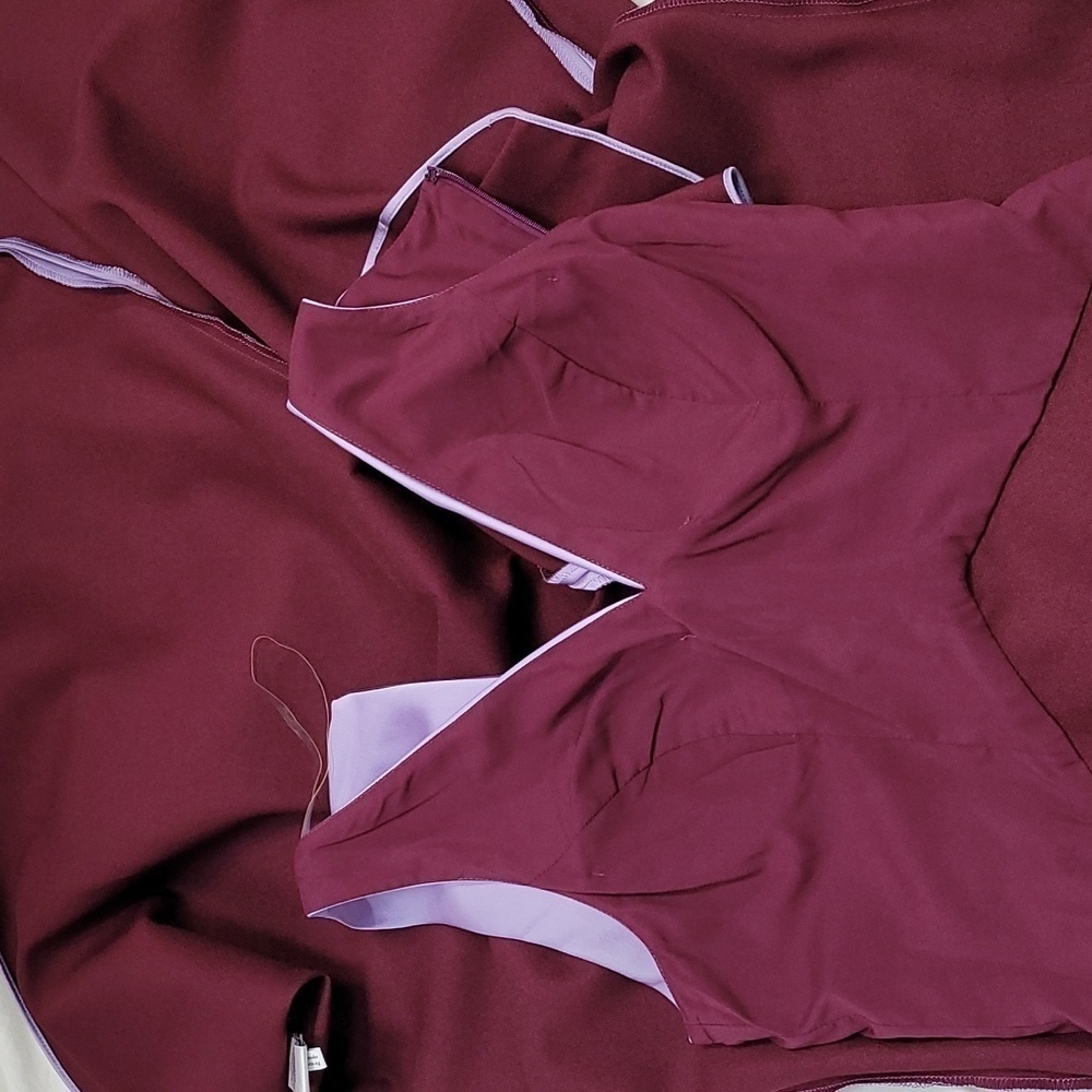 𝅺JS Collection Ruffle Violet Gown - Picture 5 of 17